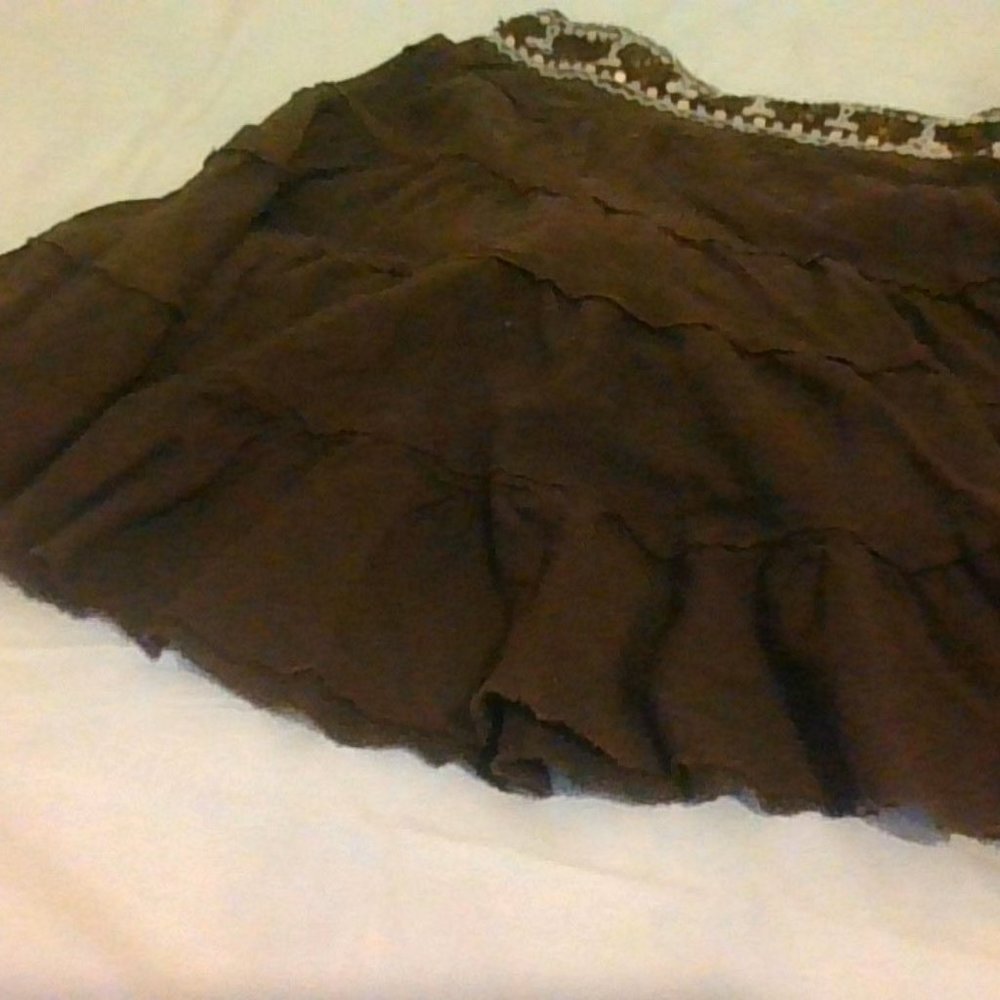 Brown Thin Skirt